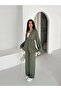 Women's Glittery Long Sleeve Modal Fabric Kimono Pants Double Set – Stylish and Comfortable Women's Set - 8
