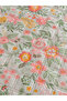 Mixed Floral Pattern Double Bedspread - 5