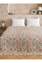 Mixed Floral Pattern Double Bedspread