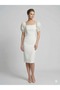 Zms Tulle Balon Sleeve Detail Dress 8119 - 4