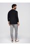 Herren Jogginghose Baumwolle Basic Grau OM-PABS-0305 - 7