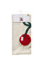 Beige Cherry Embroidered Cushion Cover 45X45 cm
