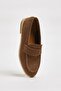 Tony Model Genuine Suede Leather Leather Sole Loafers Shoes - 4