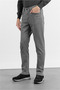 Smoked Cotton Lu 5 Pocket Straight Leg Slim Fit Casual Denim Trousers 1023260152 - 3