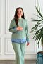 Skirt with Denim Detail and Trousers Set - 3