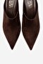 Senso Brown Suede Pointed Toe Women's Shoes Wedge Heel Pack Slipper - 2