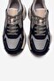 Fleur Navy Blue Suede Women Sneakers - 2