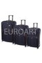 Valize textil albastru 3/set