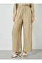 Beige Lace Detail Longline Shirt and Pants Co-Ords - 5
