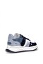 1248 Women's Genuine Leather Classic Sneakers Navy Blue - 4