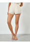 Cream Contrast Piping Shirt and Shorts Set - 4