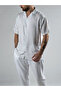 White Striped Men's Shirt Coc2975 - 2
