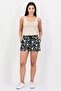Women Allover Print Drawstring Shorts, Multicolor - 2