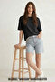 Women's Oversize Plain Unprinted T-Shirt Short Sleeve Summer Crew Neck - 2