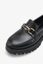Women's Loafer Shoes Ploska Black - 5