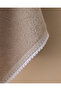 Camille 100% Cotton Crochet Face Towel - Beige/White - 50X70 cm - 4