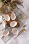 Cream Ephesus Snack Bowl / Sauce Bowl 10 cm 6 Pieces 030 - 5