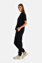 Black Jogger Modal Blend Pants - 3