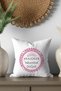 Queens Are Born in Nisanda Printed Gift for Mother, Lover, Wife Fiber Satin Mini Decorative Cushion