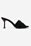 Karina Black Black Stone Women's Stiletto Heel U Slippers - 4