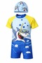 Shark splash swimsuit jumpsuit l+ bone set / boy - 2