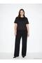 Elastic Waist Stoned Soft Touch Women's Sweatpants (S6) - 2