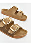 Brown double-banded thick-soled women's Slipper - 3