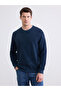 Trendlucky Men's Sweatshirt with Oval Collar and Contrast