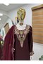 Brown Maska Cotton Top Bottom & Dupatta - HRT2824 - Brown - 4