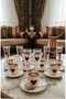 Coffee Cup 6-Person Heart-Shaped Coffee Side Set - 2