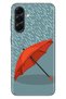 Galaxy A57 (Sm-A576B) Compatible Case Decorative Silicone Printed Cover Red Umbrella