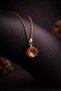 Women's Color Changing Natural Zultanite Stone Round Pure Copper Chain Anti-Allergic Necklace - 6