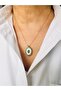 Steel Oval Vintage Gold Necklace 45 cm Dev0000534 - 2