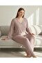 Plus Size Women's Pajama Set 2Xl-5Xl Relaxed Fit Soft Fabric Home Wear Sleep Set