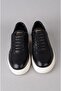 Libero l5491 genuine leather Leather cake shoes black-white - 4