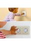 6 Piece Child Safety Set - 2 Size Drawers, Cabinet Lock and 4 Safety Buttons for Electrical Outlets - 3