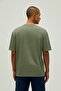 تي شيرت Garment Basic T-shirt Thyme للرجال برقبة دائرية باللون الكاكي - 3