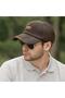 Leather Hat Men's Adjustable Premium Quality Sports & Daily Use Baseball Cap Brown - 4