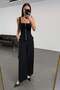 Black High Waist Wide Leg Pants 18198 - 3
