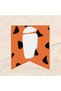 Stone Age Happy Birthday Banner Orange Black Birthday Ornament Pebble-Bambam Party Set Decoration - 3