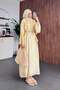Patterned Dress Yellow-Green - 3