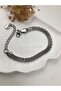 316L Steel Bracelet Unisex Hypoallergenic Sergeant V Model Silver Color 17+5 cm Boxed - 4
