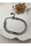 316L Steel Bracelet Unisex Hypoallergenic Sergeant V Model Silver Color 17+5 cm Boxed - 7
