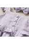 Baby Girl Cotton Muslin Strap Summer Dress and Headband Purple - 6
