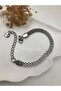 316L Steel Bracelet Unisex Hypoallergenic Sergeant V Model Silver Color 17+5 cm Boxed - 2
