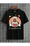 Capybara Character Premium Printed Breathable T-Shirt with Cotton Pieces