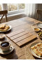Kare Ni̇hale Teak Color - Teapot Pot Pan Base - 2 Pieces - 3
