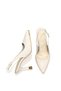 Women's Beige Medium Heel Stiletto with Stone Toe Pads New Season F182 - 6