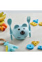 Pp Baby Food Bowl Spoon Fork Set 258 ml Unbreakable Durable 10.9X15.6X13 cm Cute Teddy Bear - 2