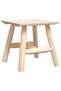 Side table, 49x49x50 cm, solid spruce wood - 2
